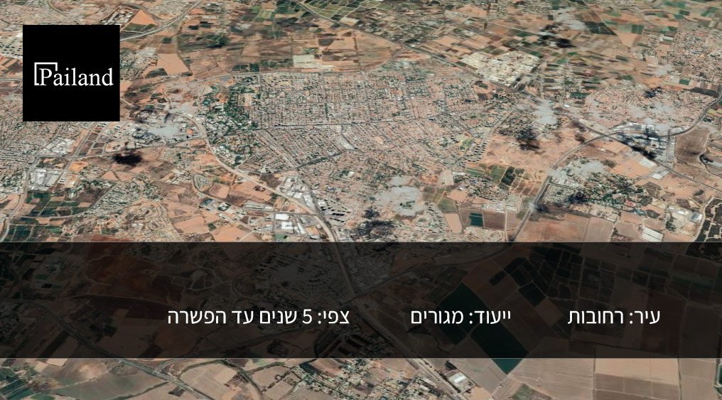 קרקעות להשקעה ברחובות